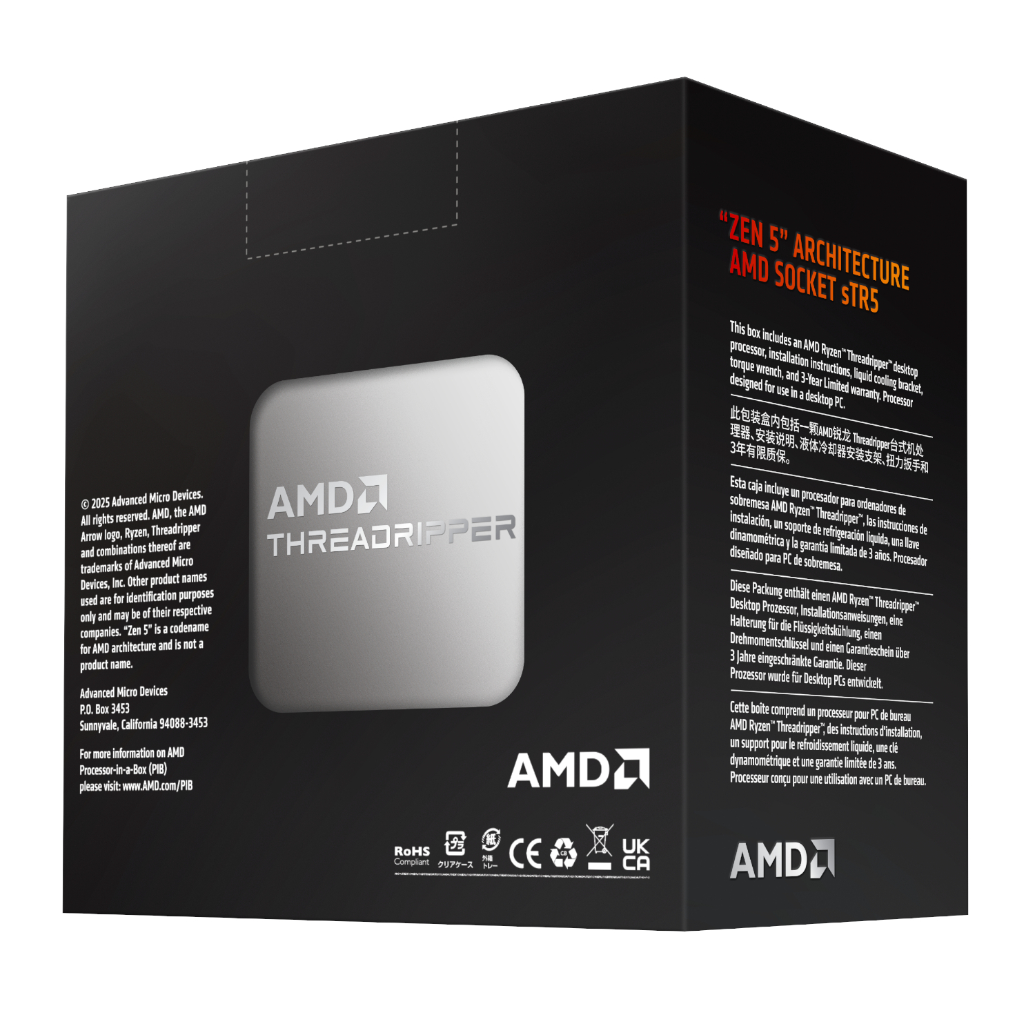 AMD Ryzen Threadripper 9970WX 32-Core 4.0GHz CPU - Image 4