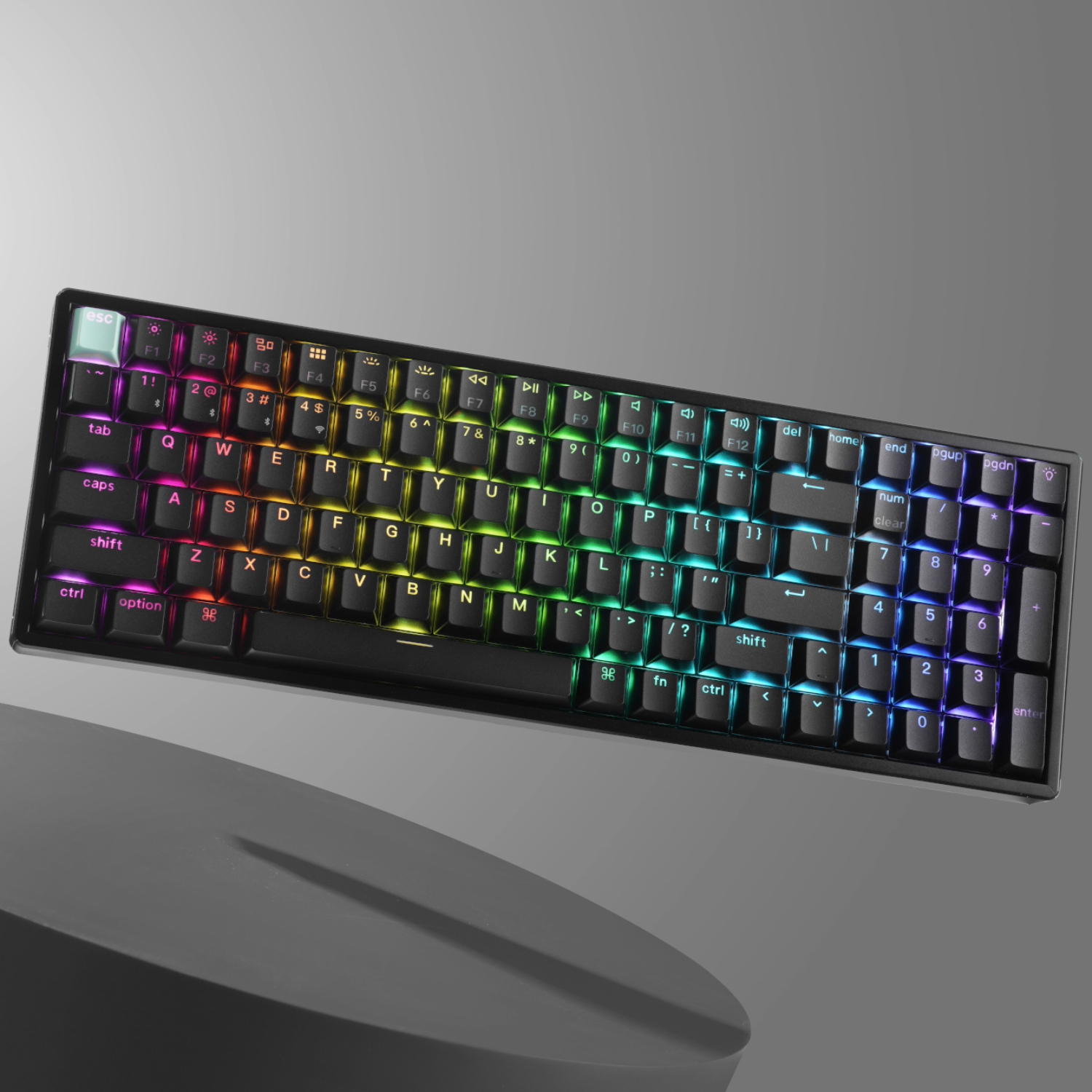 Keychron K4 HE 96% Magnetic Switch Hot-Swap RGB Wireless Keyboard – Black - Image 9