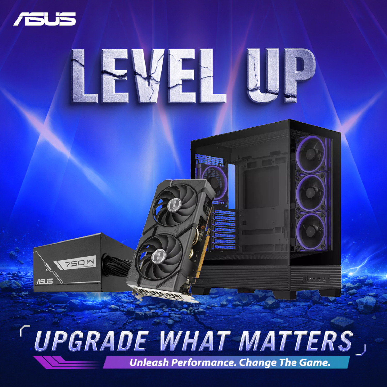 Asus UWM 2 Gaming Chassis/Graphics Card/Power Supply Combo (A31 PLUS | RX 7600 | PRIME 750W) - Image 7