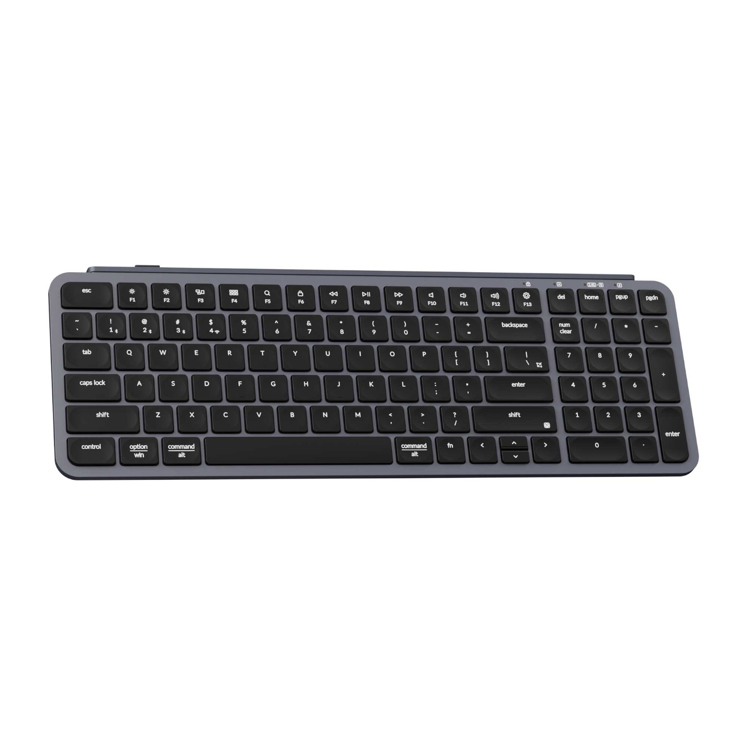 Keychron B2 Pro Ultra-Slim 96% Wireless Keyboard - Space Gray - Image 2