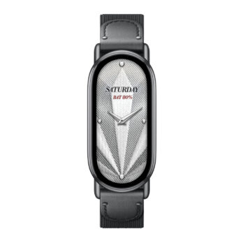 Xiaomi Smart Band 10 Knitted Silk Strap - Ebony Black