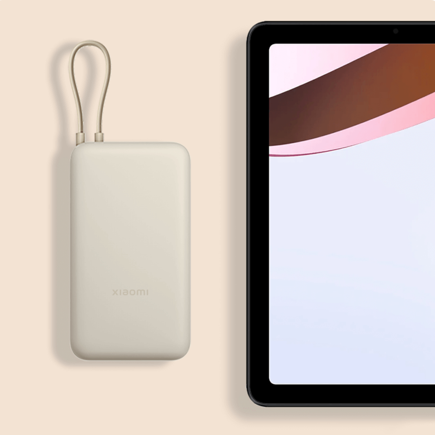 Xiaomi 33W Power Bank 20000mAh (Integrated Cable) – Tan - Image 5