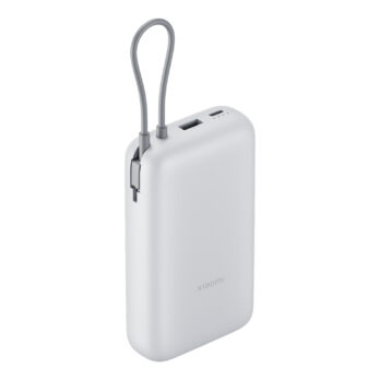 Xiaomi Power Bank 20000mAh (Integrated Cable) - Light Grey
