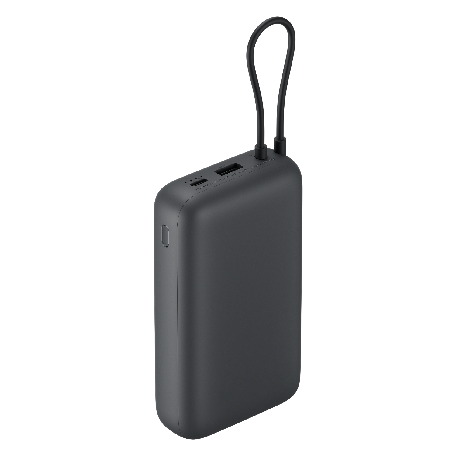 Xiaomi Power Bank 20000mAh (Integrated Cable) - Dark Grey - Image 3