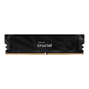 Crucial Pro 16GB 6400Mhz DDR5 Desktop OC Gaming Memory - Black