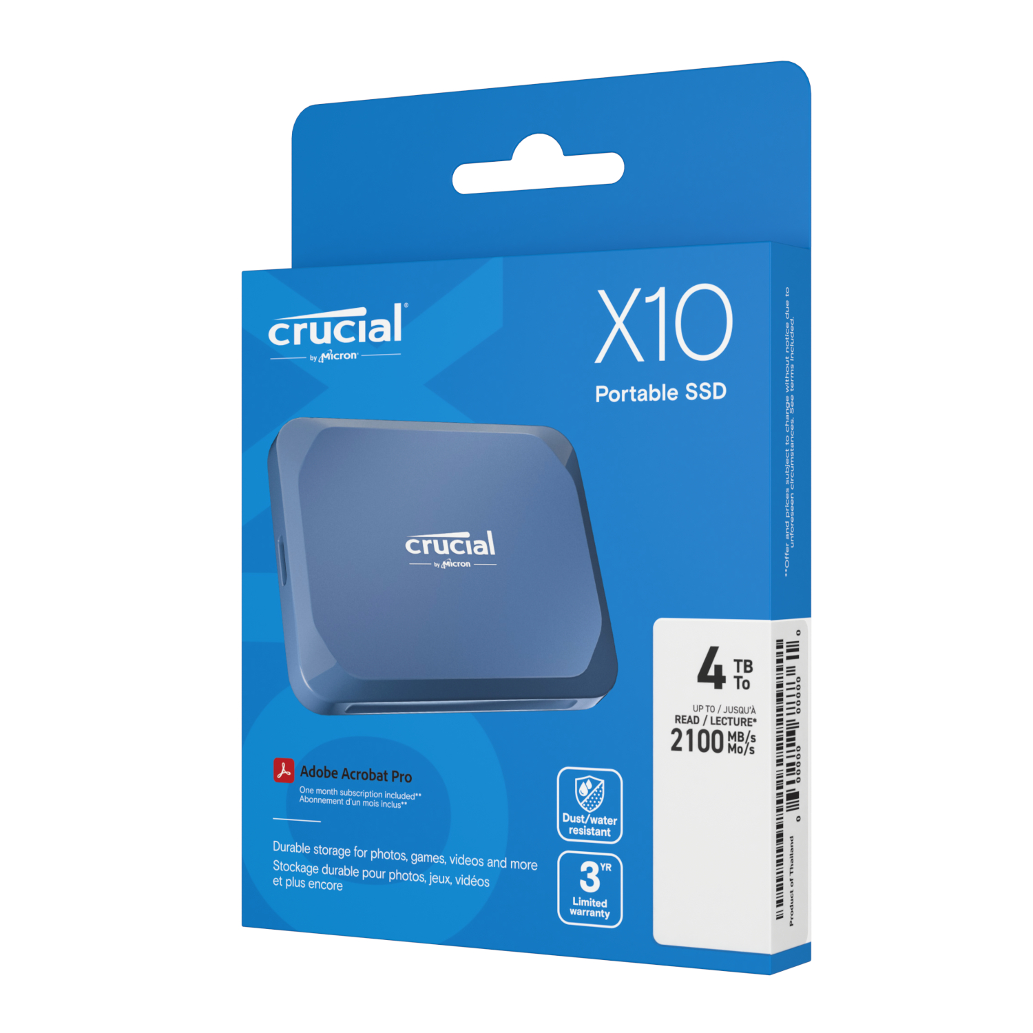 Crucial X10 4TB Type-C Portable SSD - Image 5