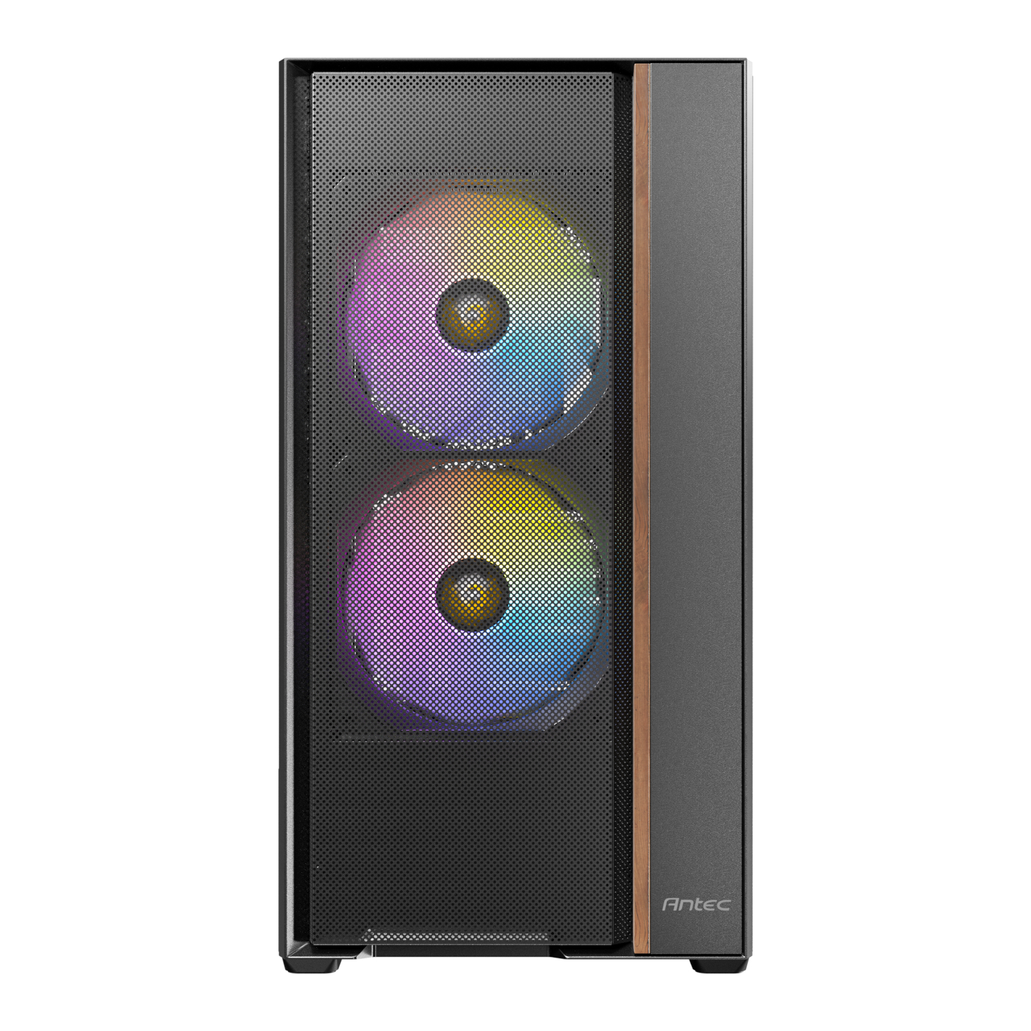 Antec FLUX Rear ARGB ATX Mid Tower Gaming Chassis - Black - Image 2