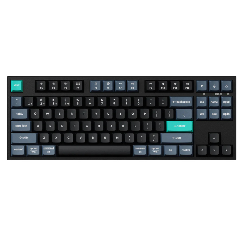 Keychron B33 80% TKL Wireless Keyboard and Mouse Combo – Black/Green - Image 3