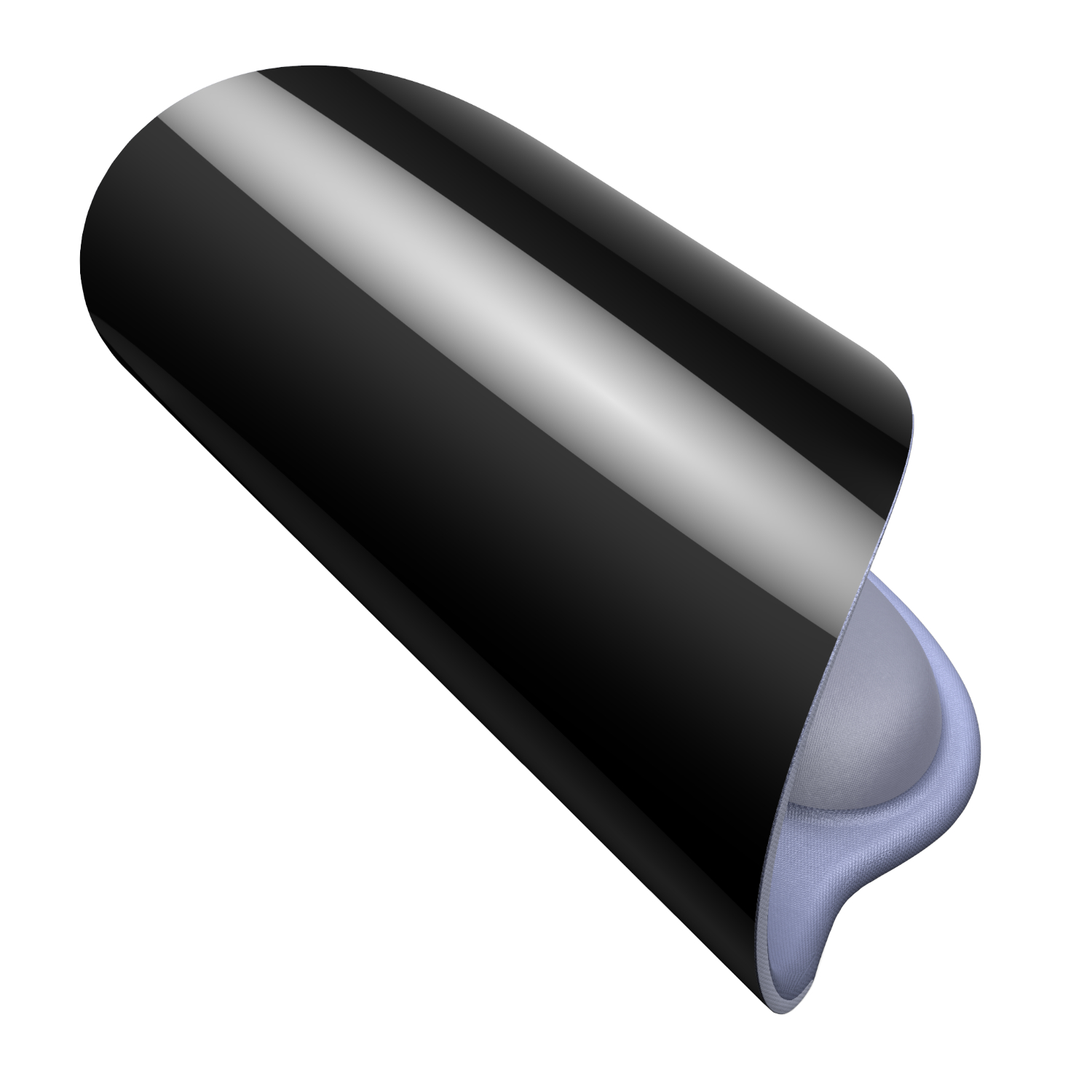 UGREEN LP668 Ergonomic Mousepad with Wrist Rest (220 x 245 mm) - Black - Image 3