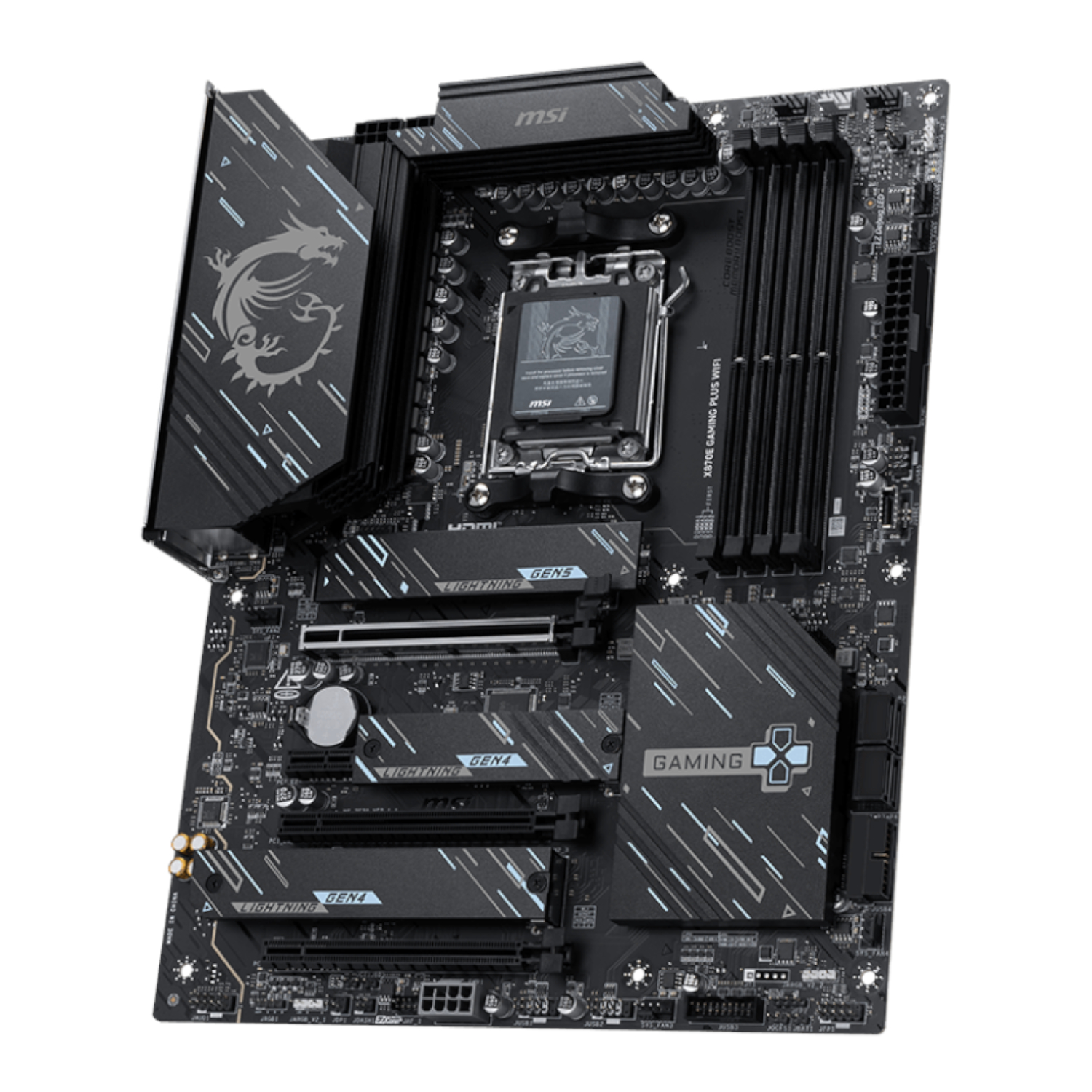 MSI X870E Gaming Plus WIFI AM5 ATX Gaming Motherboard - Image 3