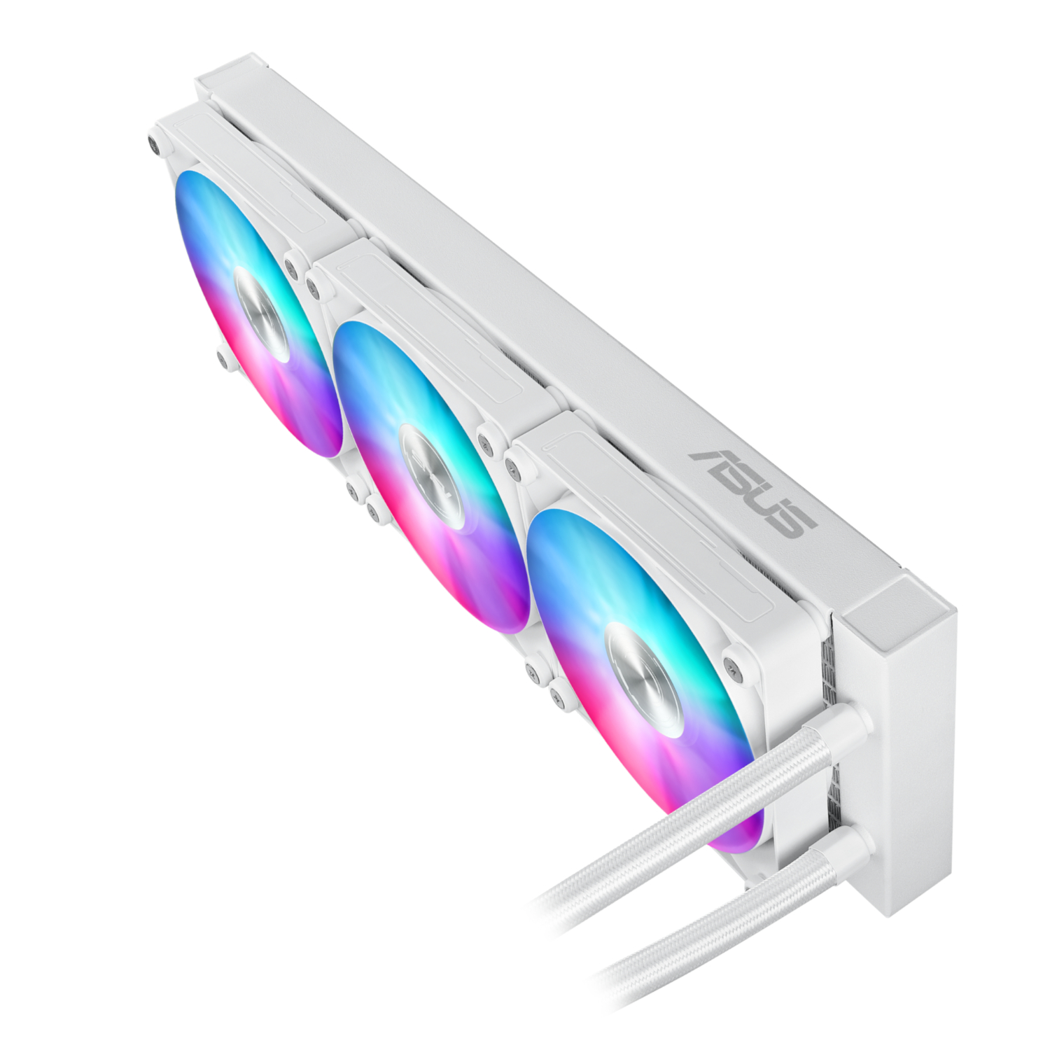 Asus MAX Gaming LC 360 ARGB LCD All-in-one CPU Liquid Cooler - White - Image 3