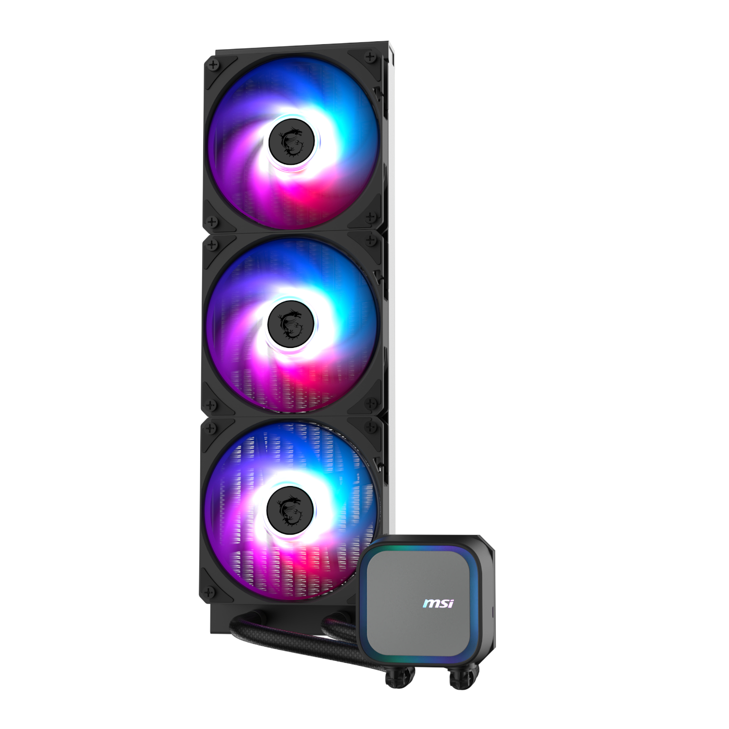 MSI MAG Coreliquid A13 360 AIO Liquid CPU Cooler - Black - Image 2