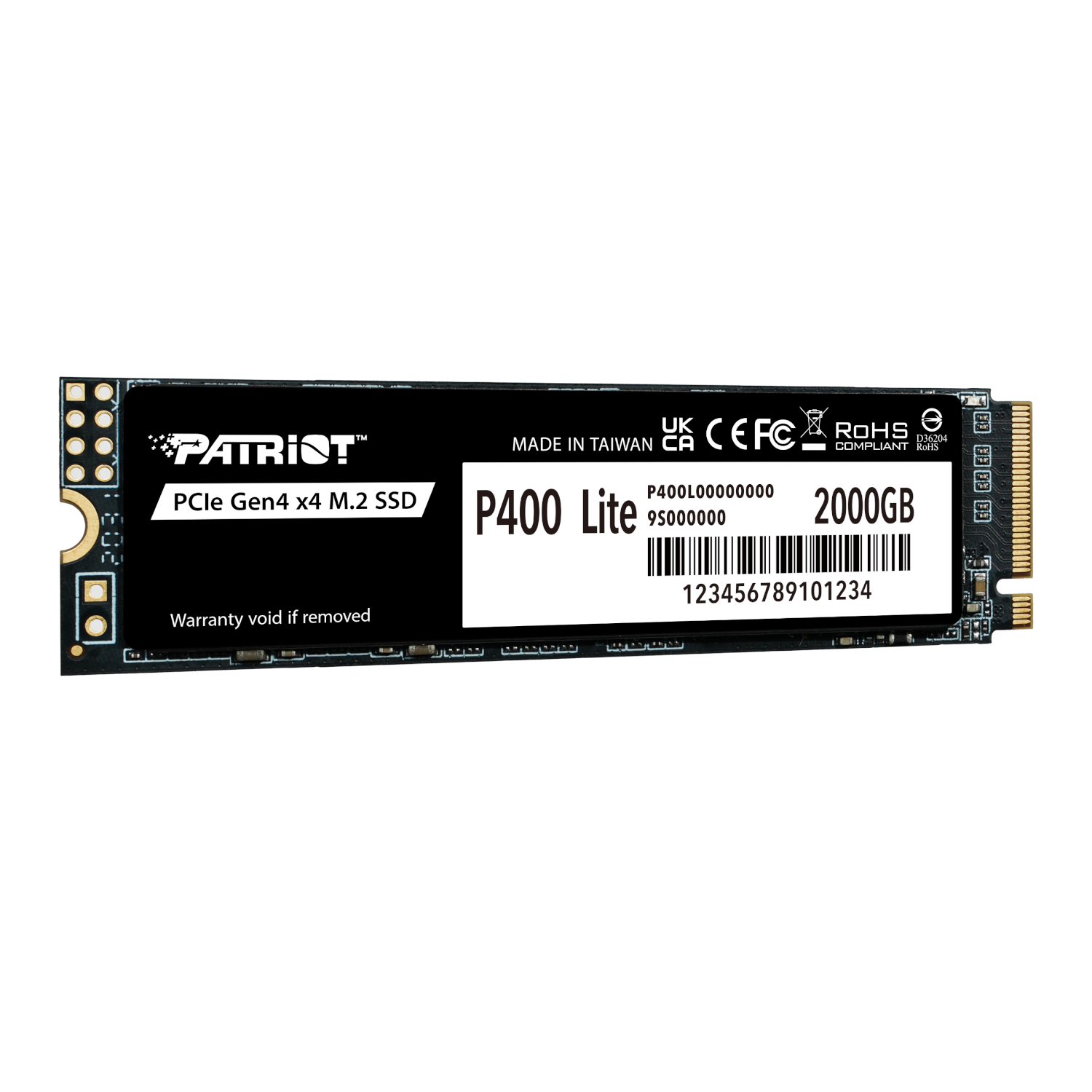 Patriot P400 Lite 2TB M.2 PCIe Gen 4 x4 NVMe SSD - Image 2