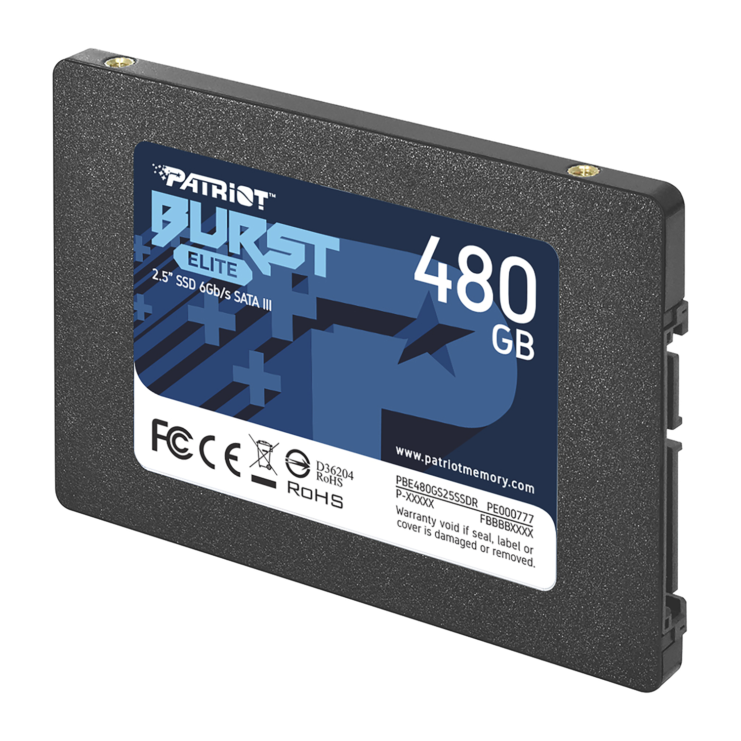 Patriot Burst Elite 480GB 2.5" SATA III SSD - Image 2