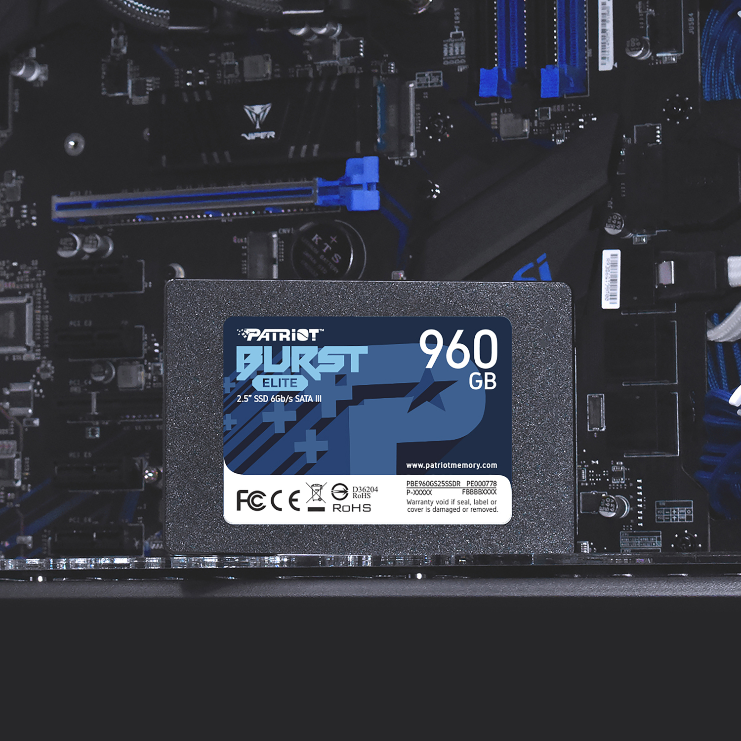 Patriot Burst Elite 960GB 2.5" SATA III SSD - Image 4
