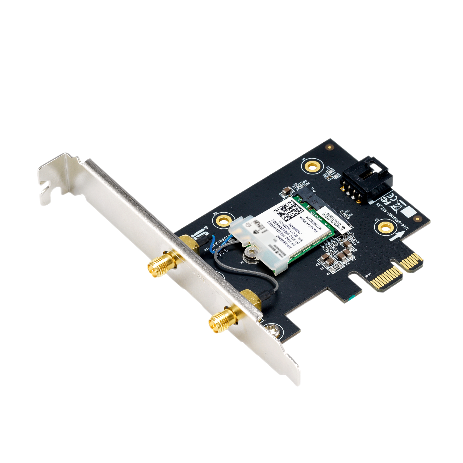 ASUS  Wi-Fi 7 Tri-Band PCIe Wireless Adapter with Bluetooth 5.4 – Black - Image 3