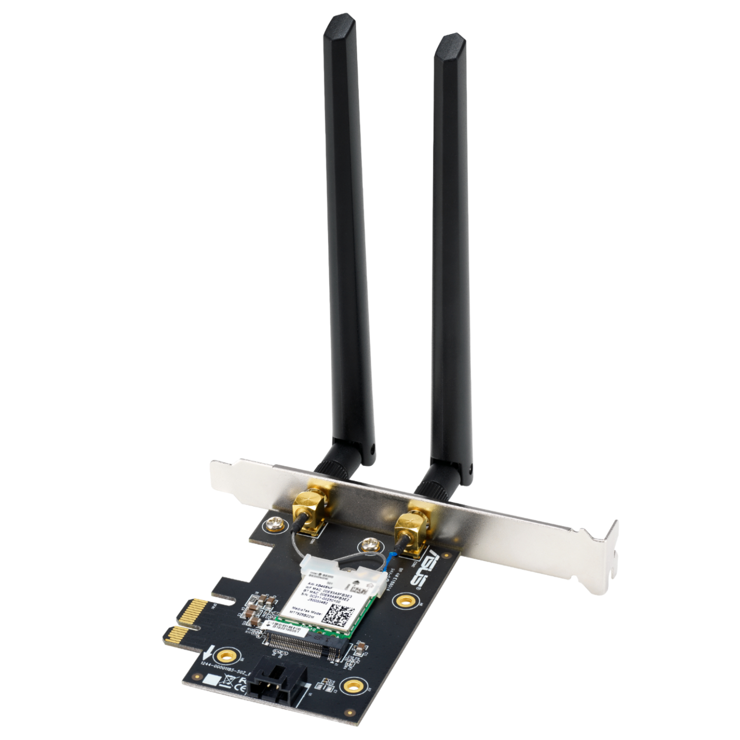 ASUS  Wi-Fi 7 Tri-Band PCIe Wireless Adapter with Bluetooth 5.4 – Black - Image 4