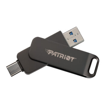 Patriot Rage R550 256GB USB3.2 Swing Type A to Type-C Flash Drive