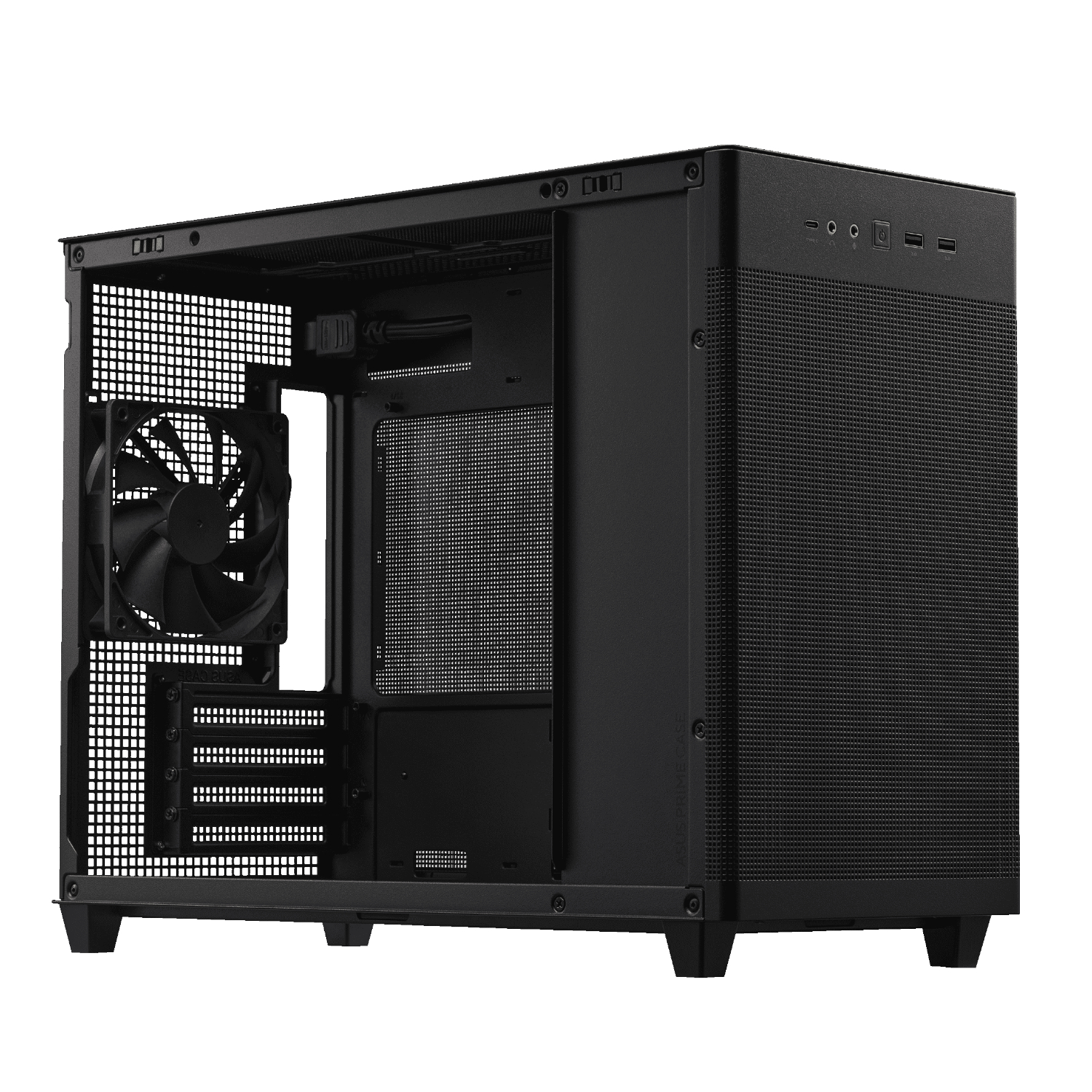 Asus Prime AP201 Mesh MicroATX Chassis - Black - Image 4
