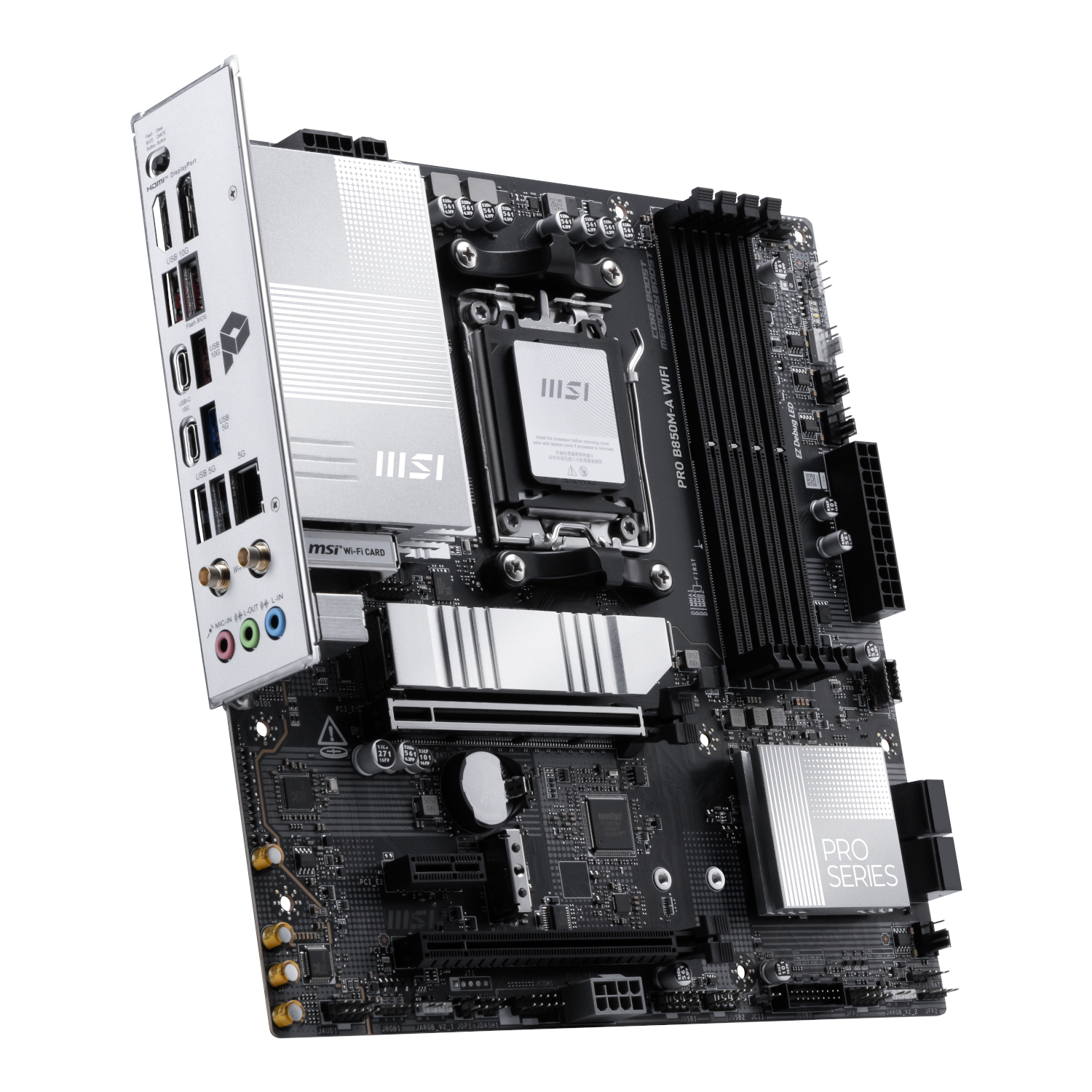 MSI PRO B850M-A WIFI AM5 DDR5 M-ATX Motherboard - Image 3