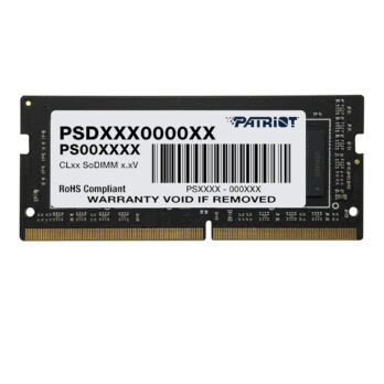 Patriot Signature Line 8GB 3200MHz DDR4 Dual Rank SODIMM Notebook Memory