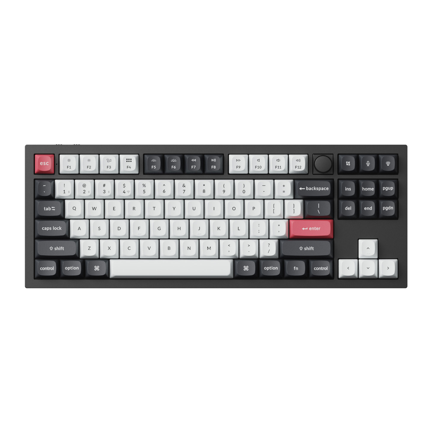 Keychron Q3 HE QMK 80% Wireless Custom Mechanical Keyboard (Nebula Switch) – Carbon Black - Image 2