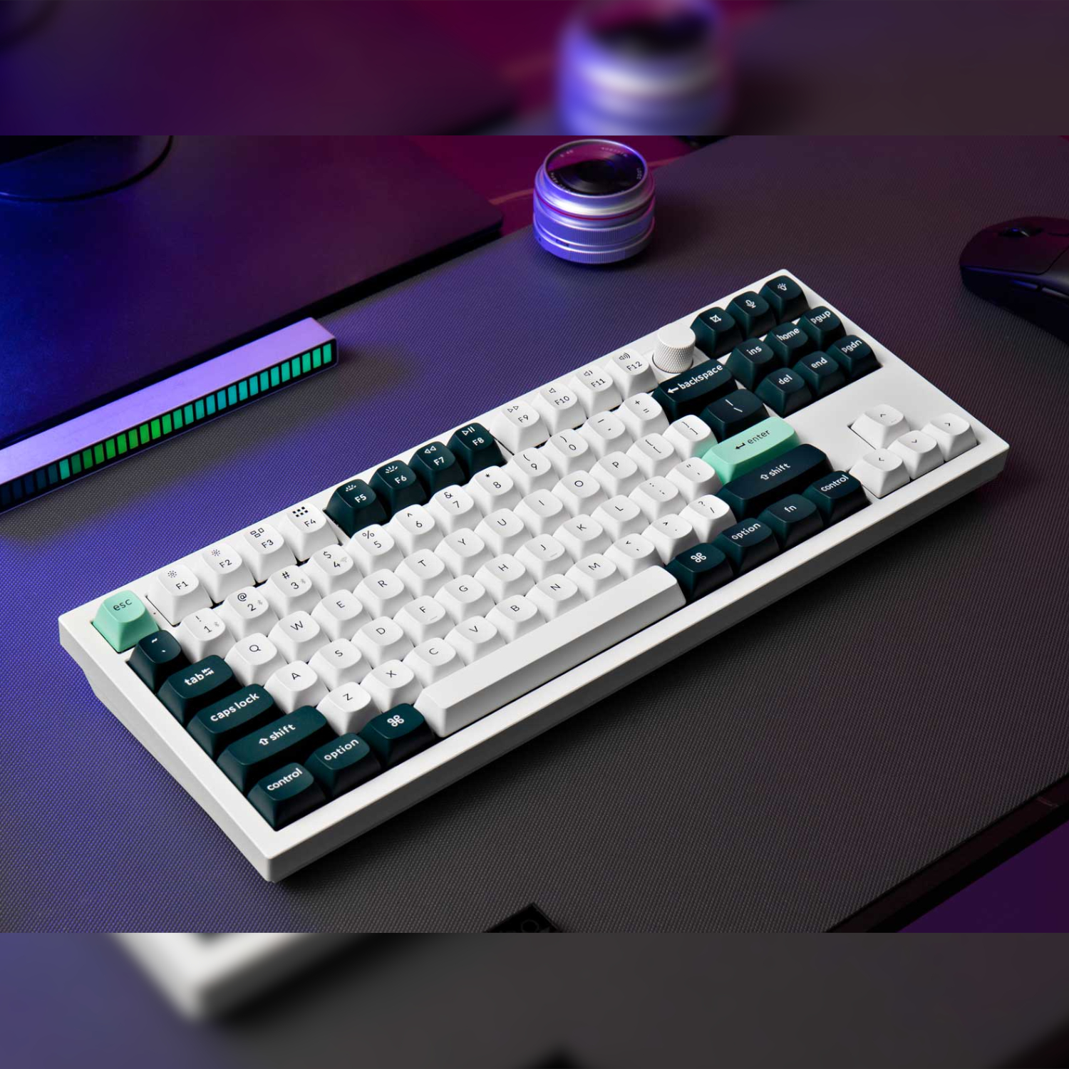 Keychron Q3 HE QMK 80% Wireless Custom Mechanical Keyboard (Nebula Switch) - Shell White - Image 4