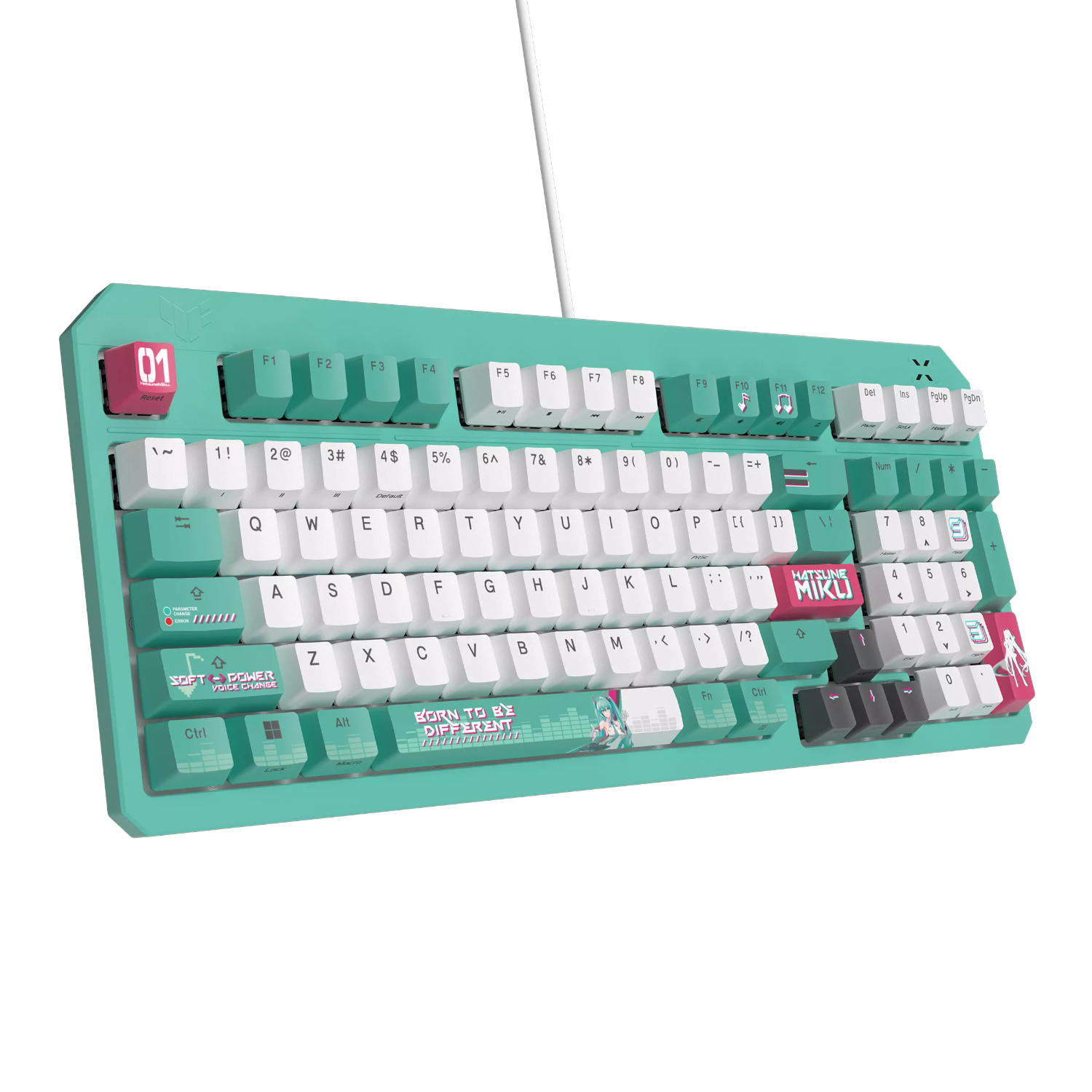 Asus TUF Gaming K3 Gen II Gaming Keyboard Hatsune Miku Edition - Image 3