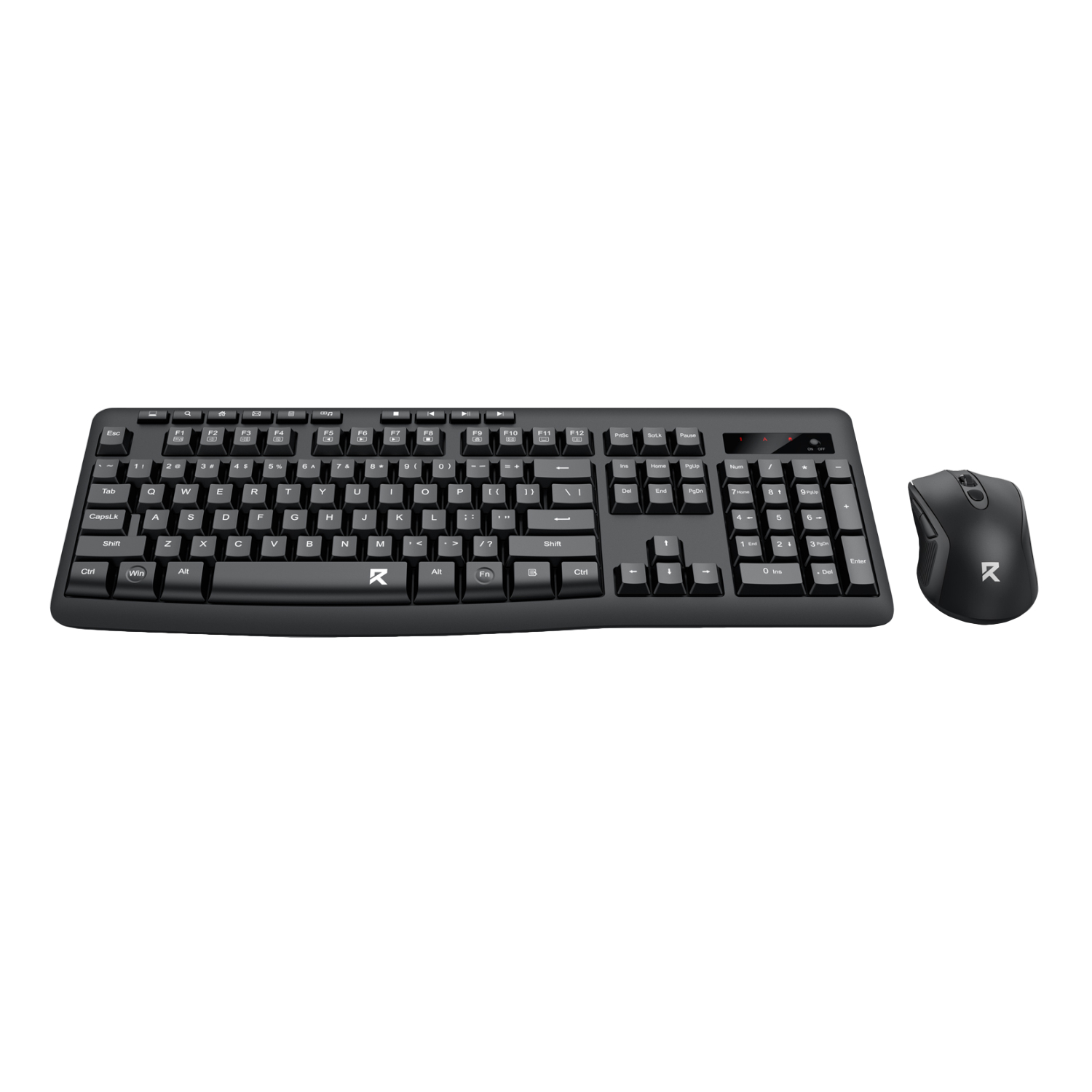 Redragon BS-7367-A Wireless Keyboard and Mouse Combo - Black - Image 3