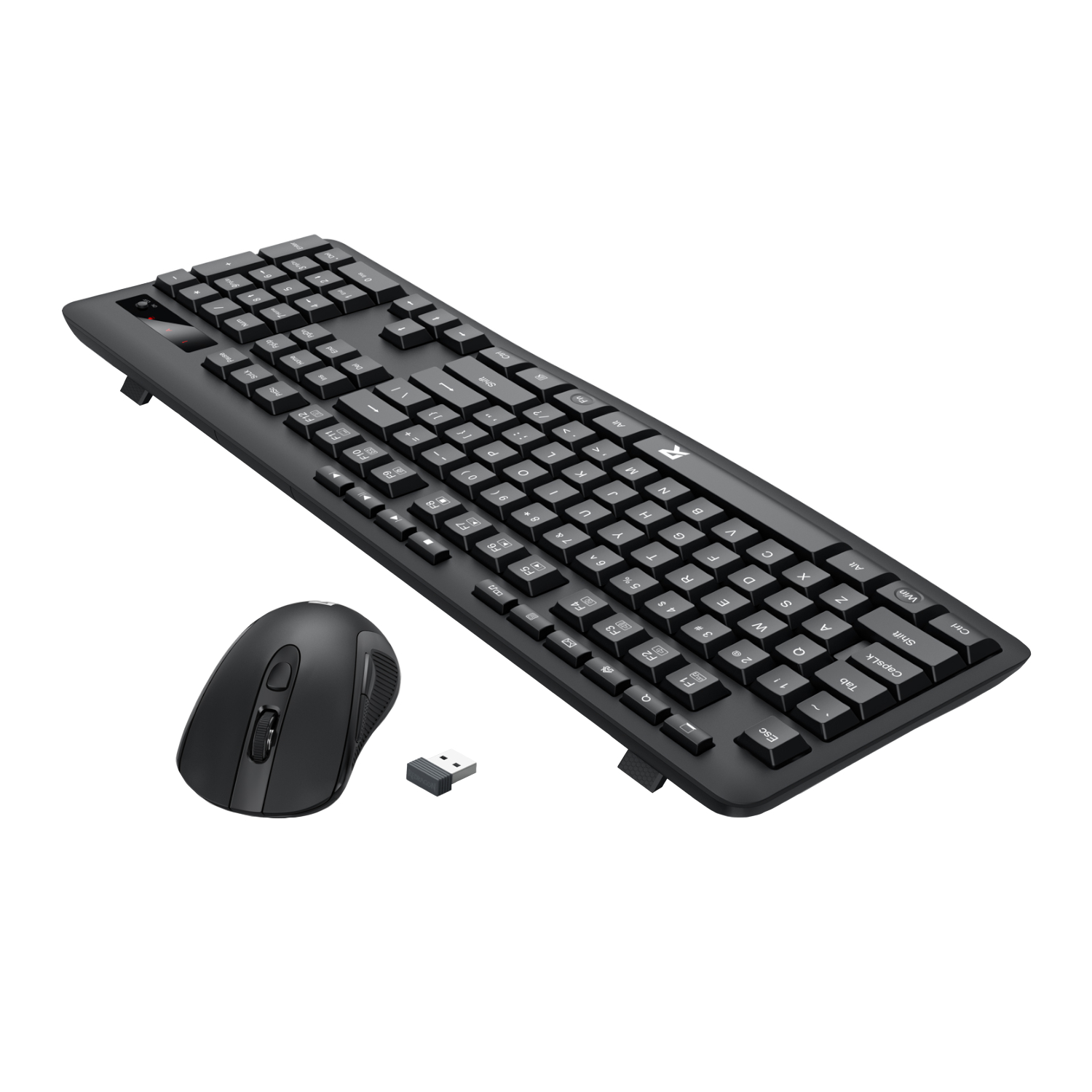 Redragon BS-7367-A Wireless Keyboard and Mouse Combo - Black - Image 4