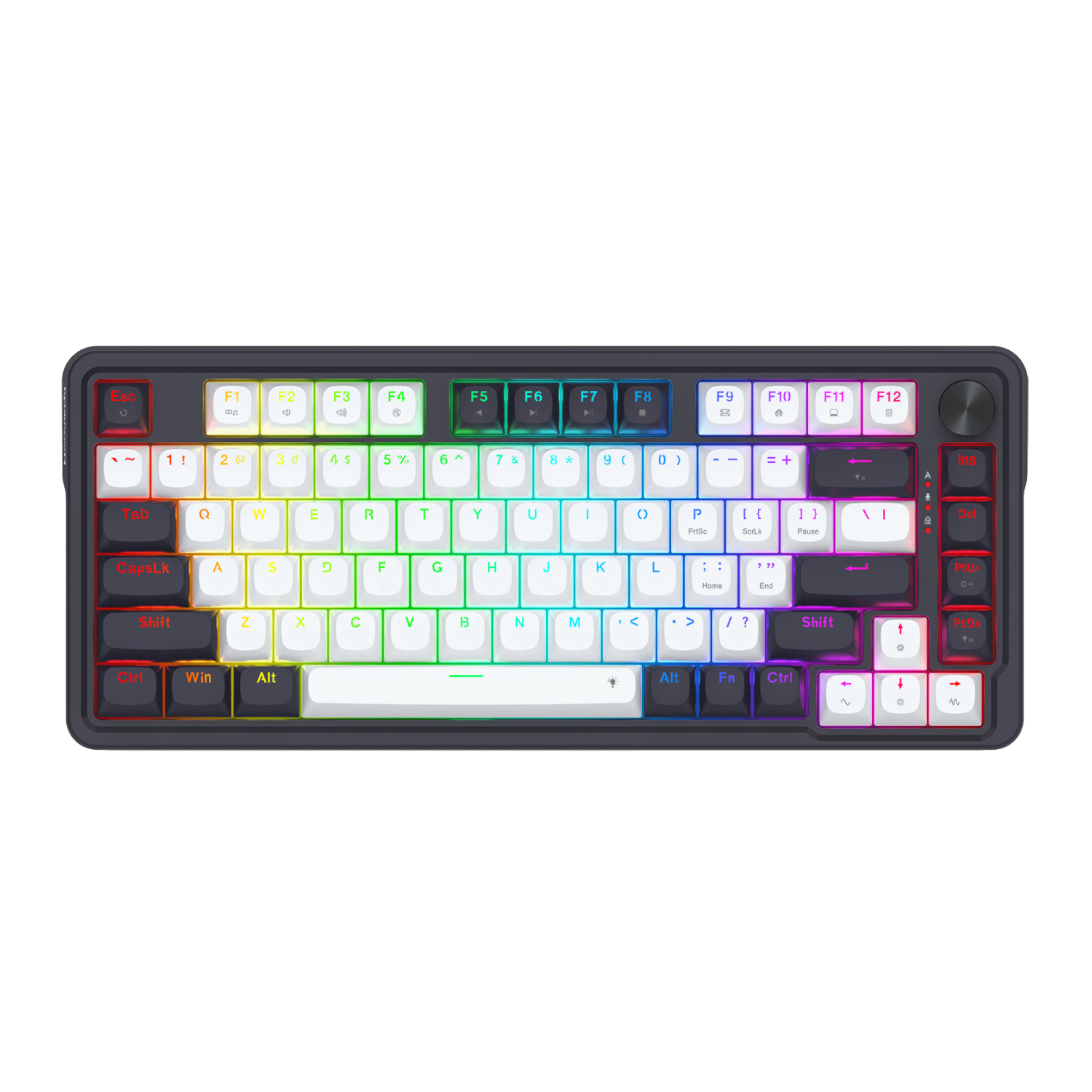 Redragon K673 UCAL 75% Magnetic Ultramag Switch Wired Keyboard - Black - Image 2