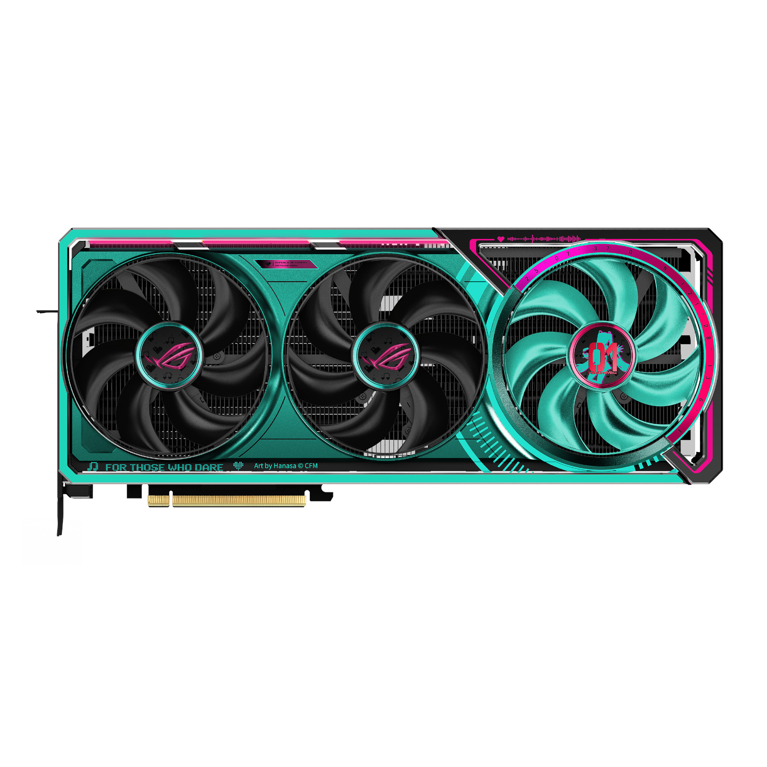 Asus ROG Astral GeForce RTX 5080 16GB GDDR7 OC Hatsune Miku Graphics Card - Image 2