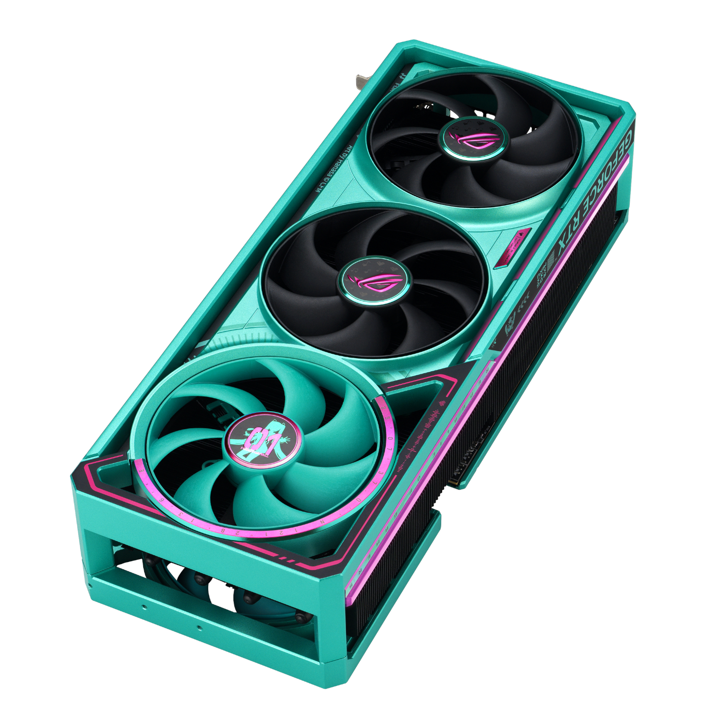 Asus ROG Astral GeForce RTX 5080 16GB GDDR7 OC Hatsune Miku Graphics Card - Image 3