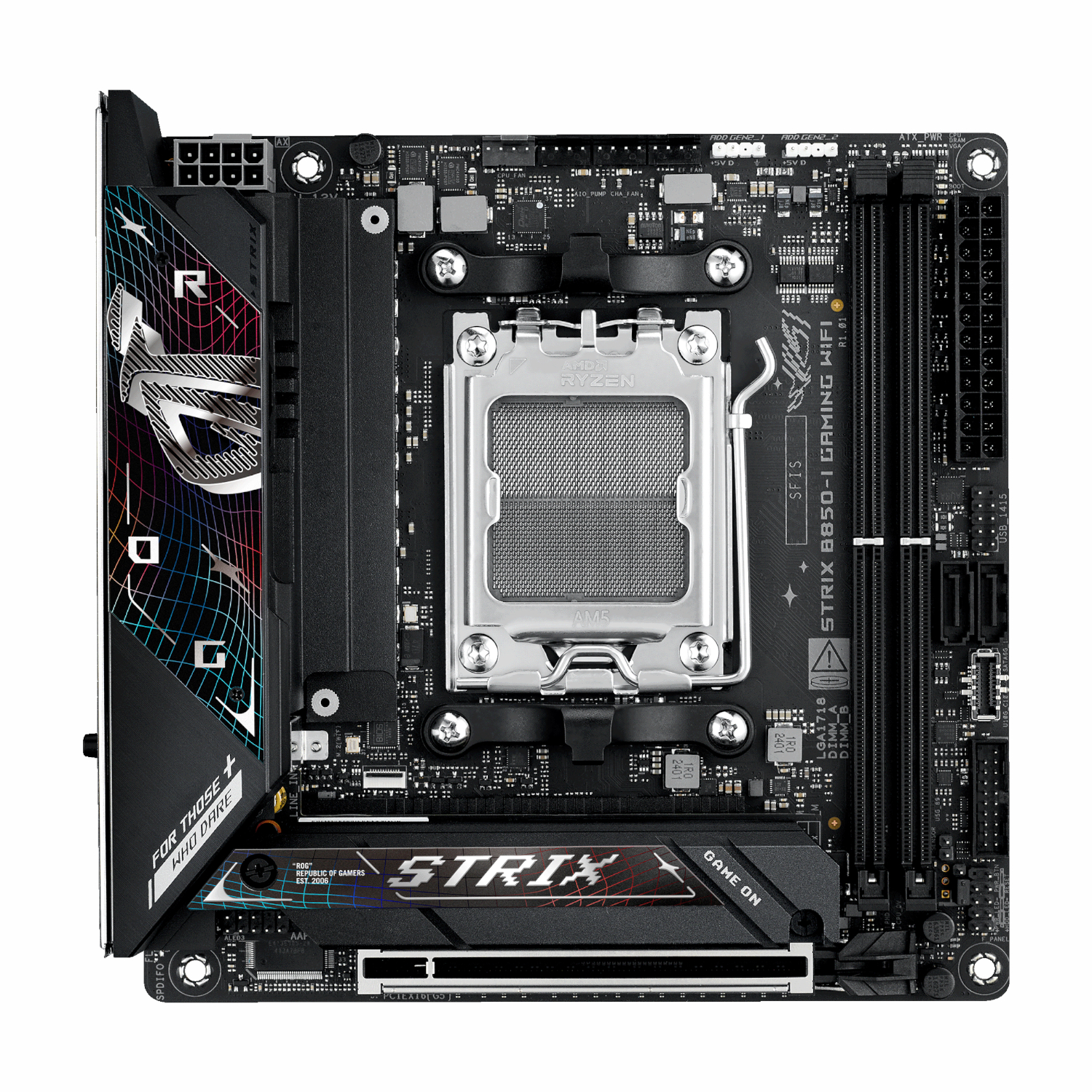 Asus ROG Strix B850-I Gaming WiFi AM5 Mini-ITX Gaming Motherboard - Image 2