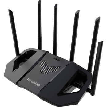 ASUS TUF Gaming BE6500 Wi-Fi 7 Dual-Band Gaming Router – Extendable with Quad 2.5Gb Ports