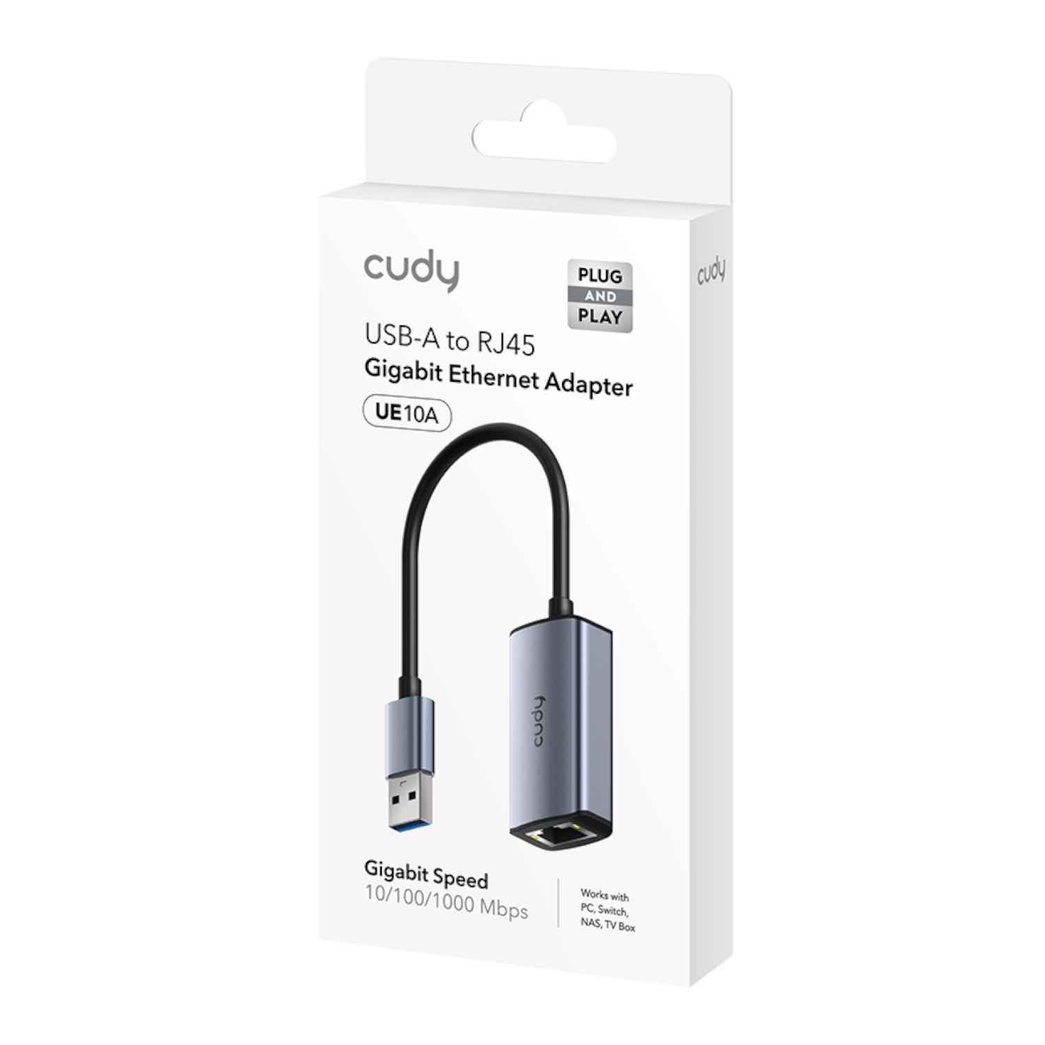 Cudy UE10A USB-A to Gigabit Ethernet Adapter - Image 2