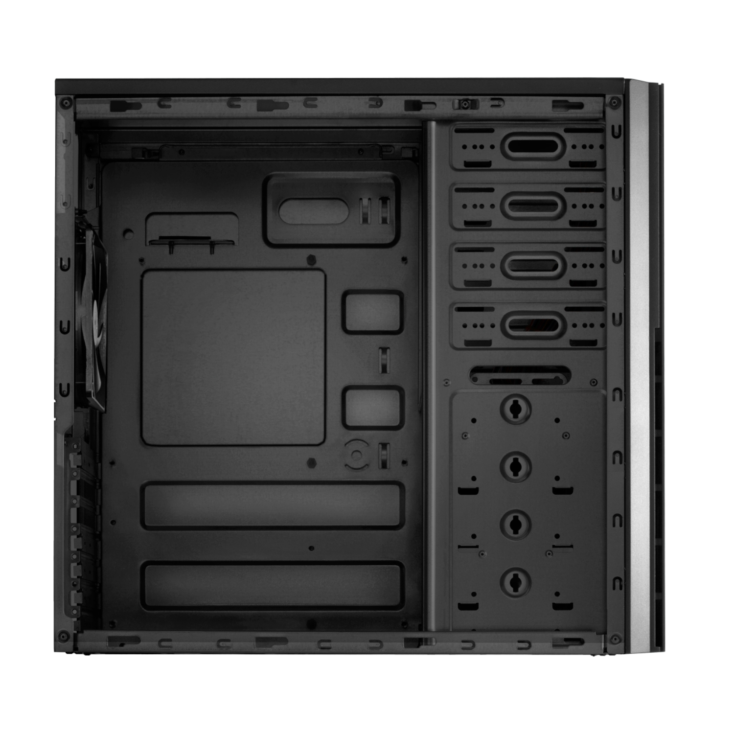 Antec VSK4000B ATX | Micro-ATX | ITX  Mini -Tower Chassis - Black - Image 3