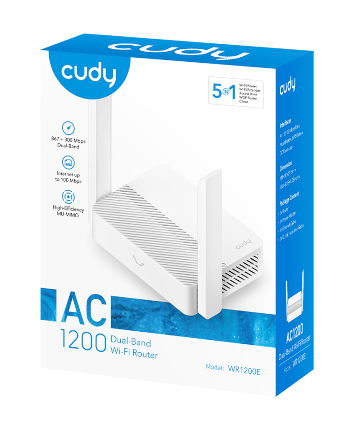 Cudy AC1200 Dual-Band Wireless Wi-Fi Router – White - Image 6