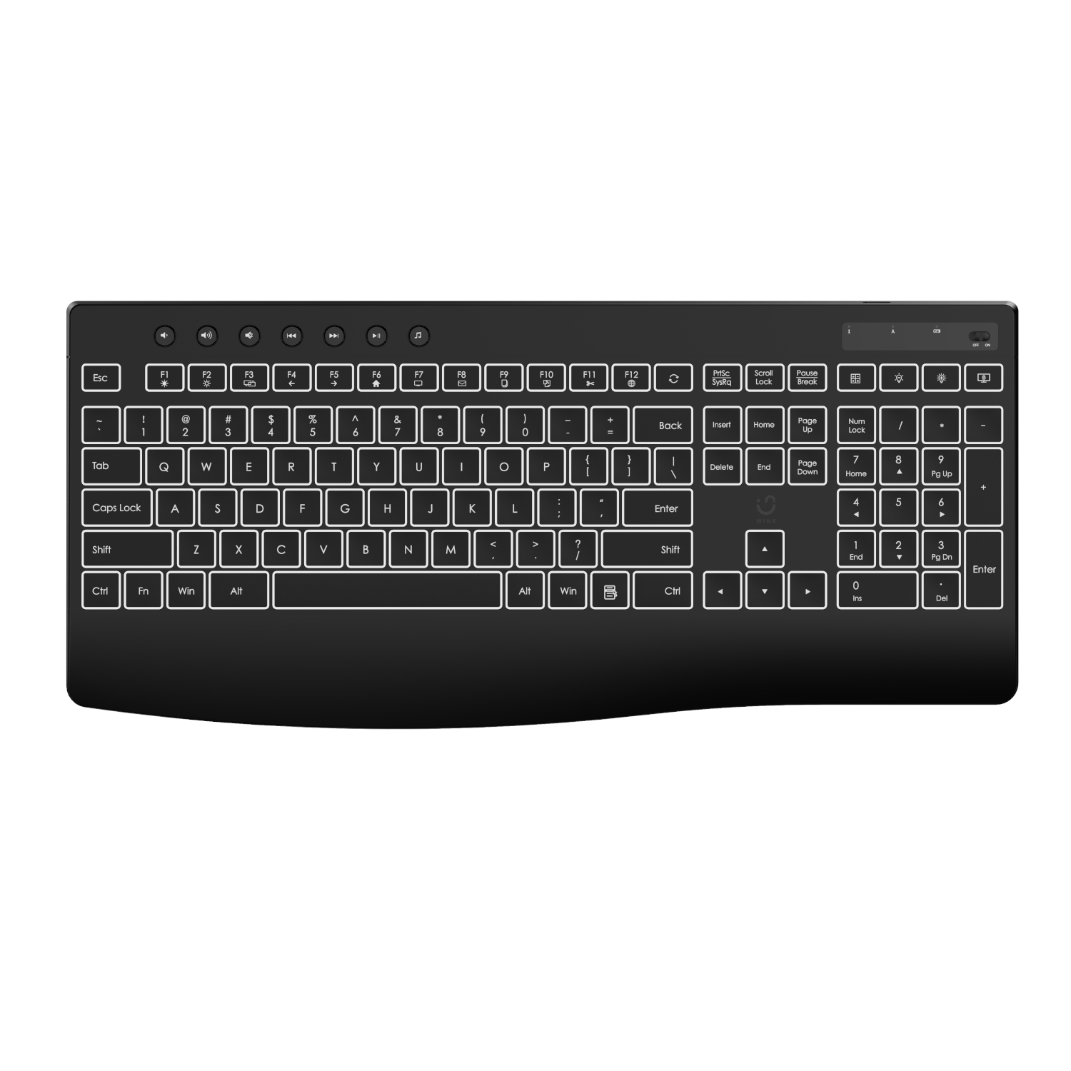 WINX DO Business Backlit Wired Keyboard and Mouse Combo - Image 3