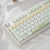 H108 Mechanical Keyboard Wired Wireless Bluetooth Full-Key Anti-Ghosting for Girls Office Gaming Cute Rgb Lighting Silent