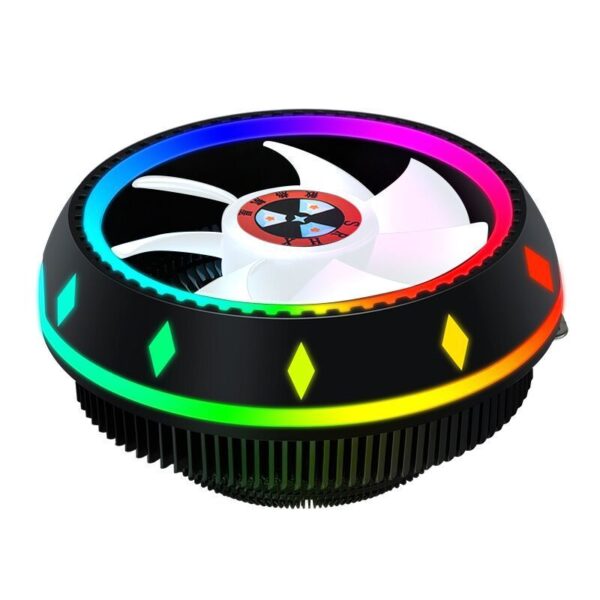 SRHX Silent RGB LED Air CPU Cooler For 115X AMD