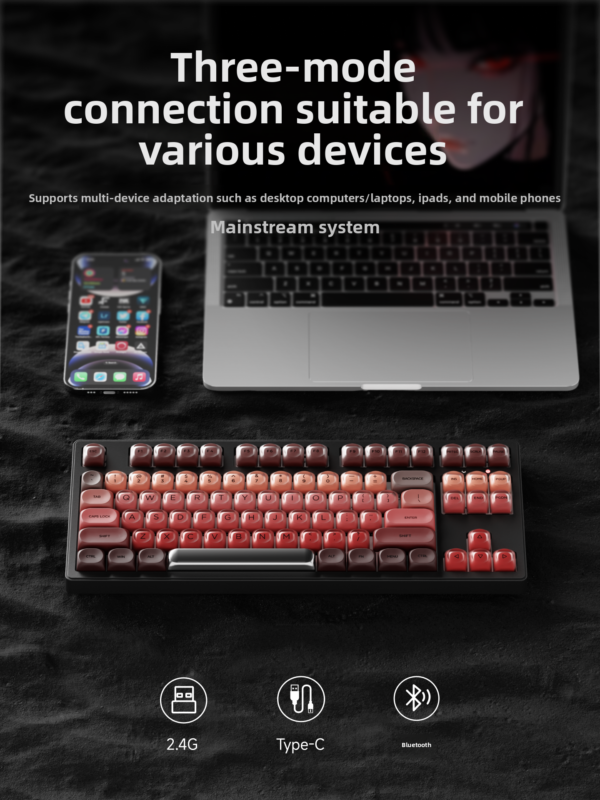 Forerunner Wireless Mechanical Keyboard with RGB Backlight