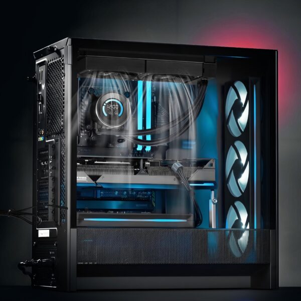 VEVOR CPU Liquid Cooler With 120 Mm PWN Fans For Intel AMD