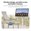 24 Inch Touch Screen 8-core CPU Android OS 128GB Rotation Monitor Built-in Battery With 13MP Camera Rollable Smart Portable TV