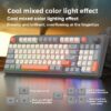 Xuan Silver Fox K82 Wired Gaming Keyboard with RGB Backlight