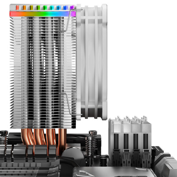7bfb06d3-741c-4e0e-b7ec-4492cc6dbab1.jpg Fan Desktop Computer Light Effect Four Heat Pipe CPU Radiator