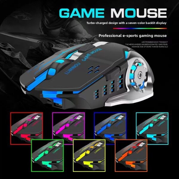 LUMINOU Rechargeable Dual Mode Silent Wireless Mouse