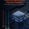 VEVOR CPU Liquid Cooler With 120 Mm PWN Fans For Intel AMD