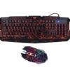 J10 tricolor backlight wired gaming keyboard set