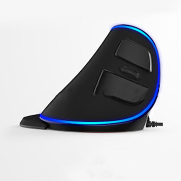 Vertical Ergonomic Snail RGB Wired Mouse
